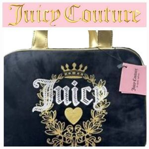 Juicy Couture Heritage Heart Logo Travel Hanging Cosmetic Bag